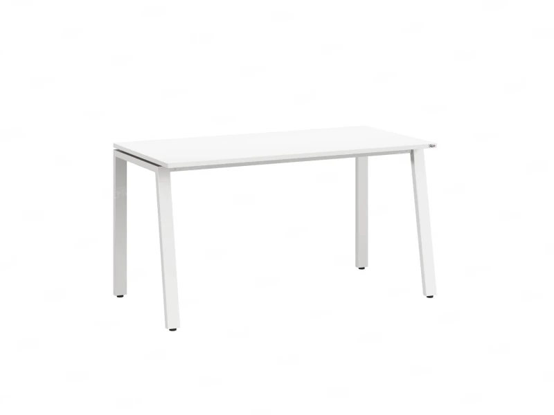 Стол прямой на Л-образных опорах 1600x800x750 RM004-16x8 Белый/Белый