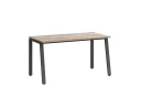 Стол прямой на Л-образных опорах 2000x800x750 RM004-20x8 Дуб Маувелла/Серый