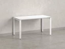 Стол прямой на П-образных опорах 1600x600x750 RM001-16x6 Белый/Белый