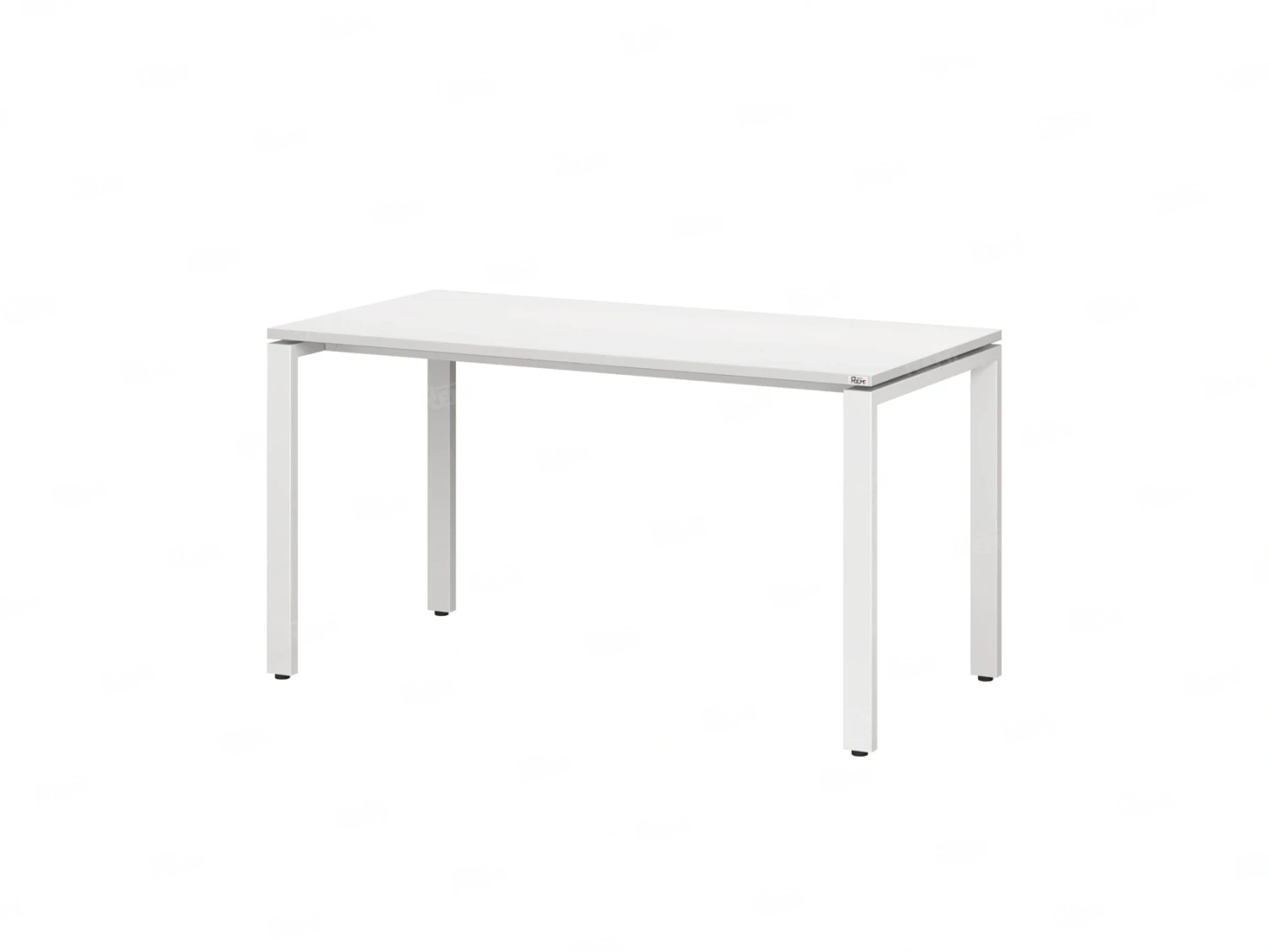 Стол прямой на П-образных опорах 1600x600x750 RM001-16x6 Белый/Белый