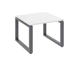 Журнальный стол с полкой 900x600x550 RM182-9x6 Белый/Серый