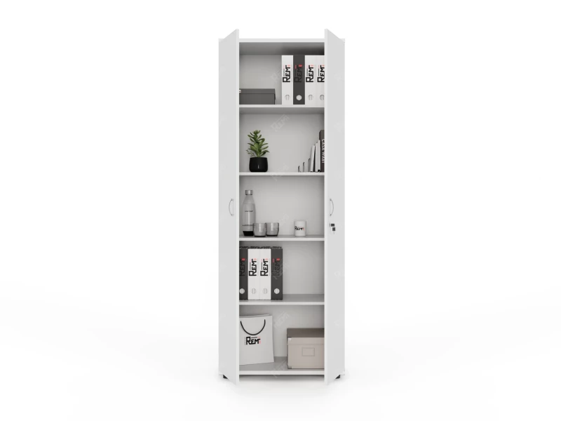 Шкаф RLG038 4 полки 700х350х1830 Белый, Серия ЛАЙТ | LIGHT