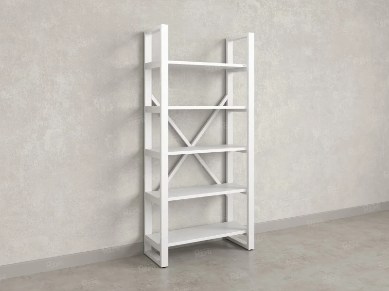 Стеллаж, 5 уровней 900x370x1920 RM130-90x37 Белый/Белый