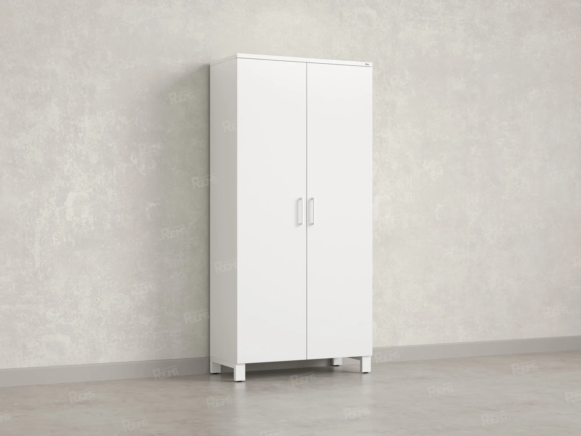 Шкаф распашной, 5 уровней 900x420x1900 RM152-90x41 Белый/Белый