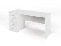 Однотумбовый стол RLG007 160x60x75 Белый, Серия ЛАЙТ | LIGHT