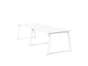 Cтол для переговоров, на A-обазном каркасе 2100x1450x750 RM083-210x145 Белый/Белый