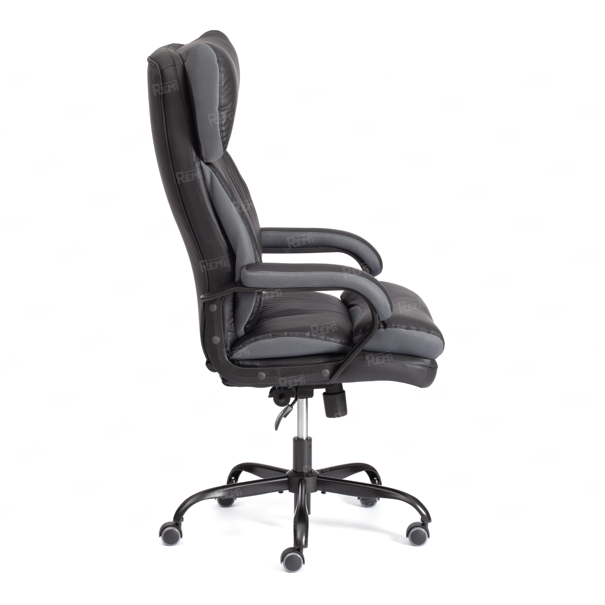 Кресло Duke metal BL Черный/Черный, Экокожа (арт. 24989)