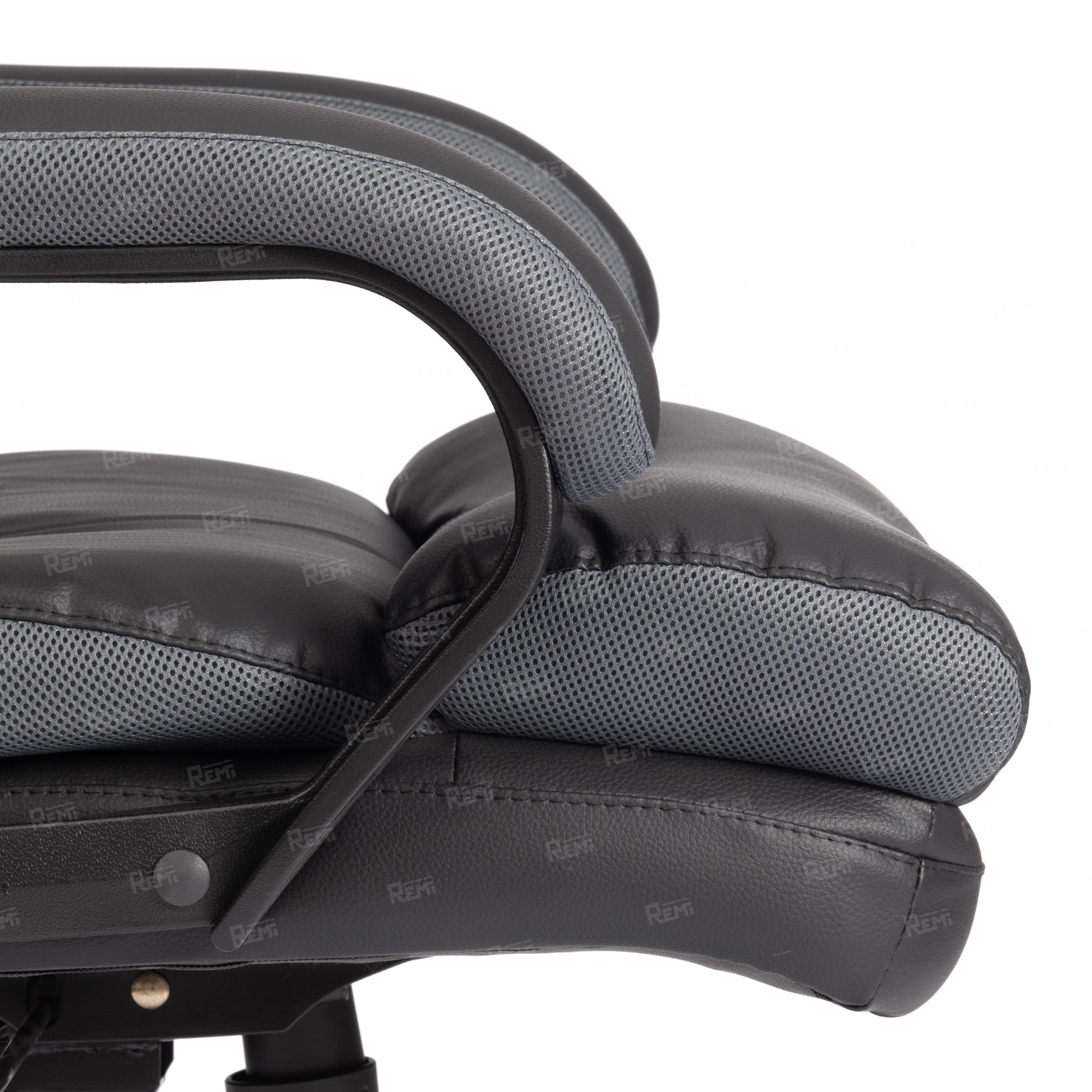 Кресло Duke metal BL Черный/Черный, Экокожа (арт. 24989)