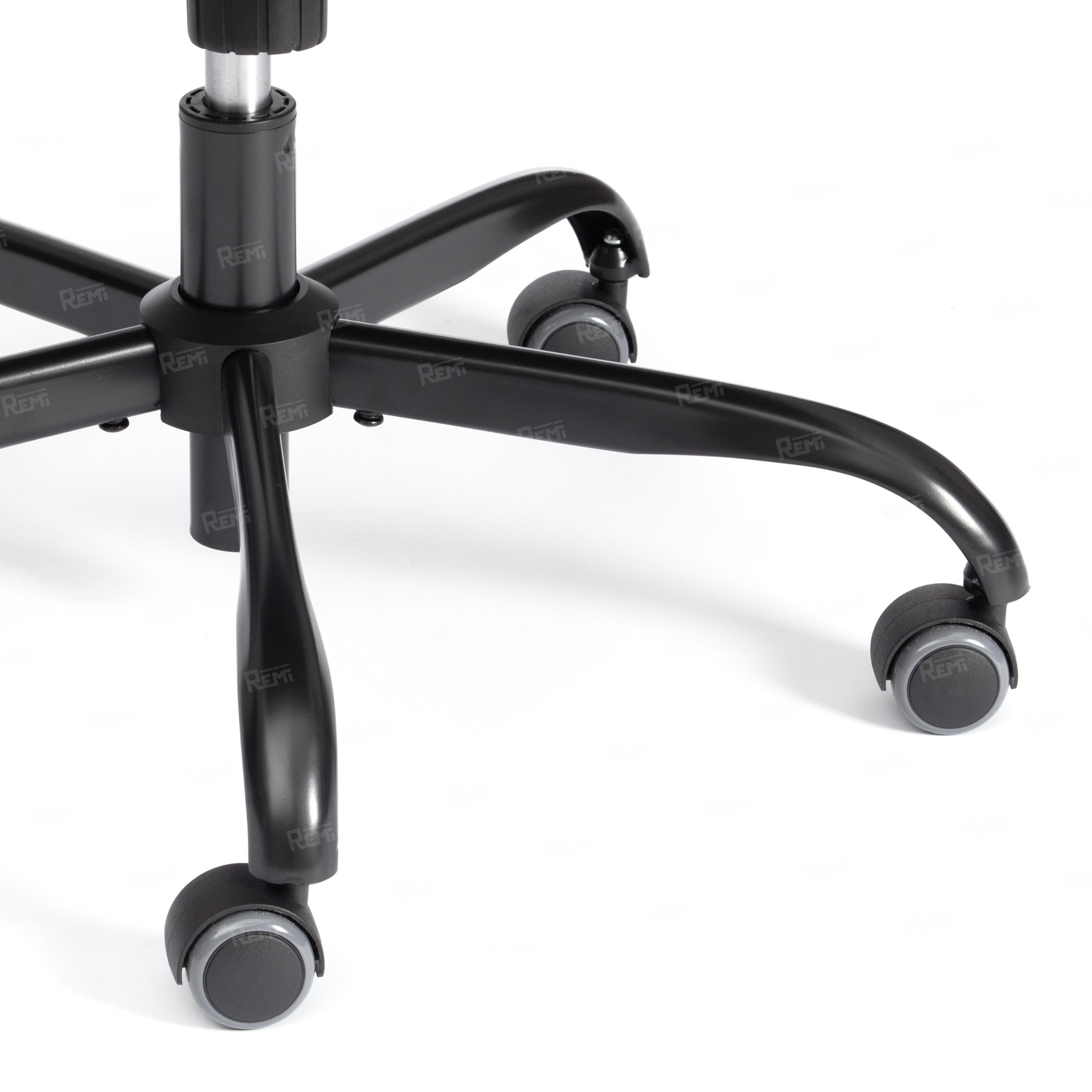 Кресло Duke metal BL Черный/Черный, Экокожа (арт. 24989)