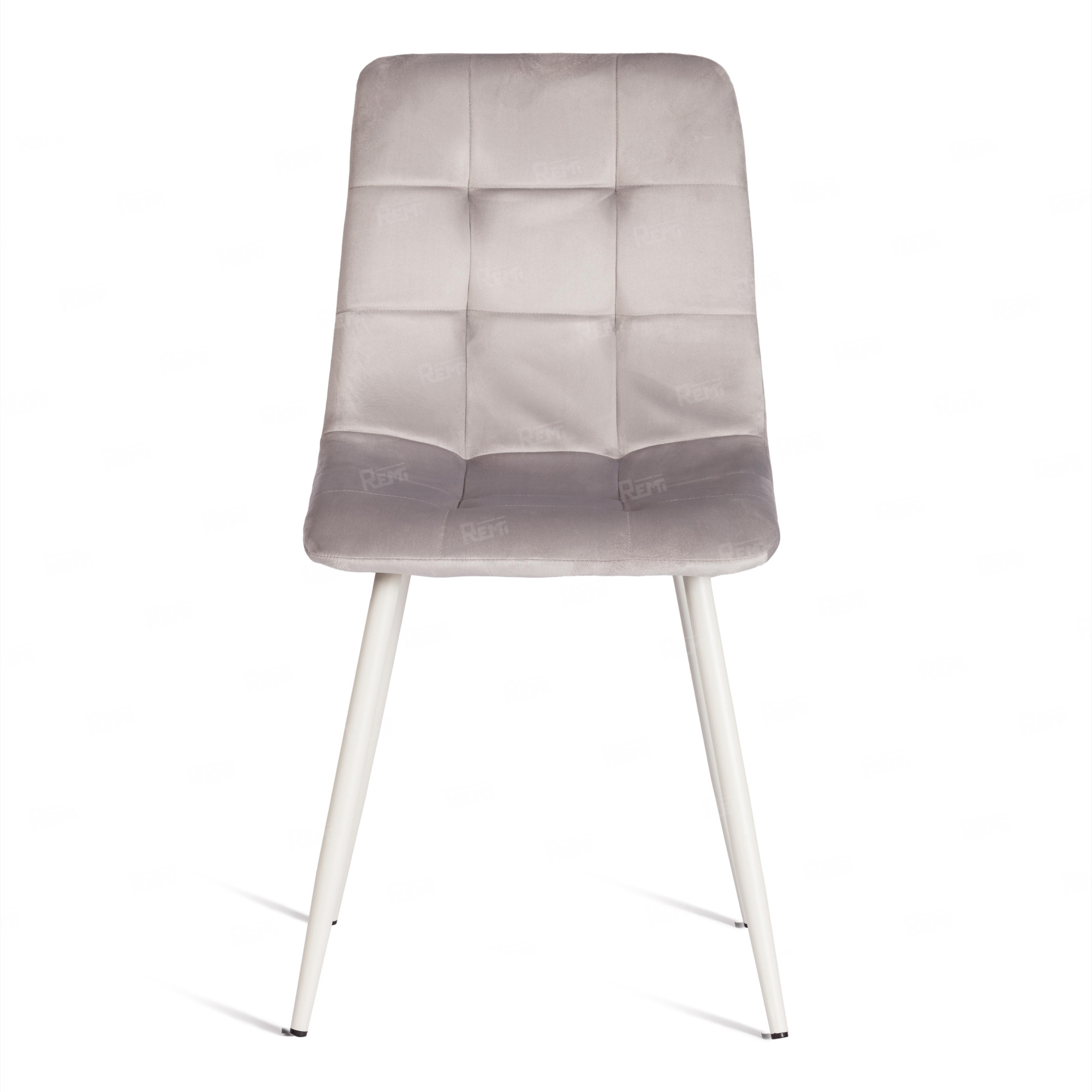 Стул CHILLY (mod. 7094-1) Светло-Серый/Светло-Серый, Вельвет (арт. 21427)