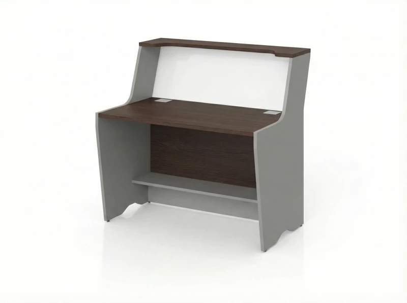 BRL RB083-120х82 Модуль прямой с вырезом, высокий 1200х822х1175 Венге/Серый вулканический