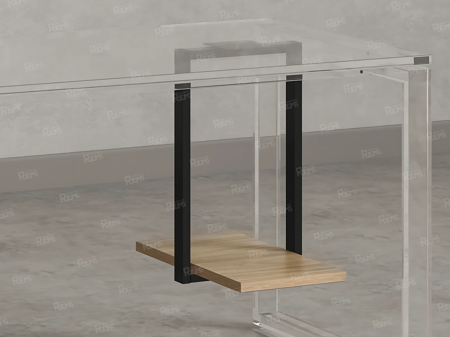 Подставка под системный блок 310x400x505 RM210-31x40 Вяз Швейцарский Светлый/Черный