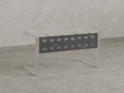 Нижний подвесной экран из металла 1200x5x300 RM203-120x30 Серый