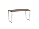 Стол прямой на U-образных опорах 1200x800x750 RM003-12x8 Дуб Апрельский шоколад/Белый