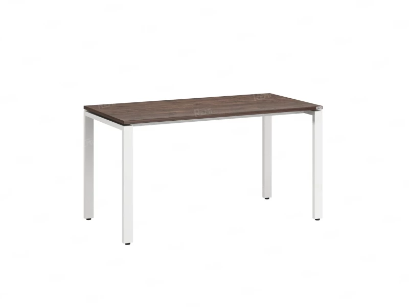 Стол прямой на П-образных опорах 1000x800x750 RM001-10x8 Дуб Апрельский шоколад/Белый