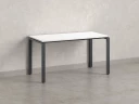 Стол прямой на П-образных опорах 1600x600x750 RM001-16x6 Белый/Серый