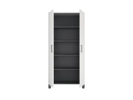 Шкаф распашной, 5 уровней 900x420x1900 RM152-90x41 Белый/Серый