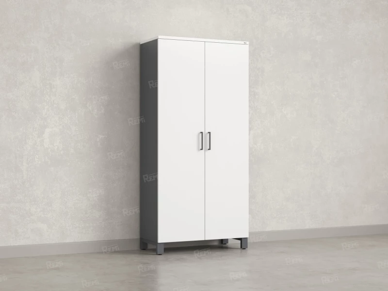 Шкаф распашной, 5 уровней 900x420x1900 RM152-90x41 Белый/Серый