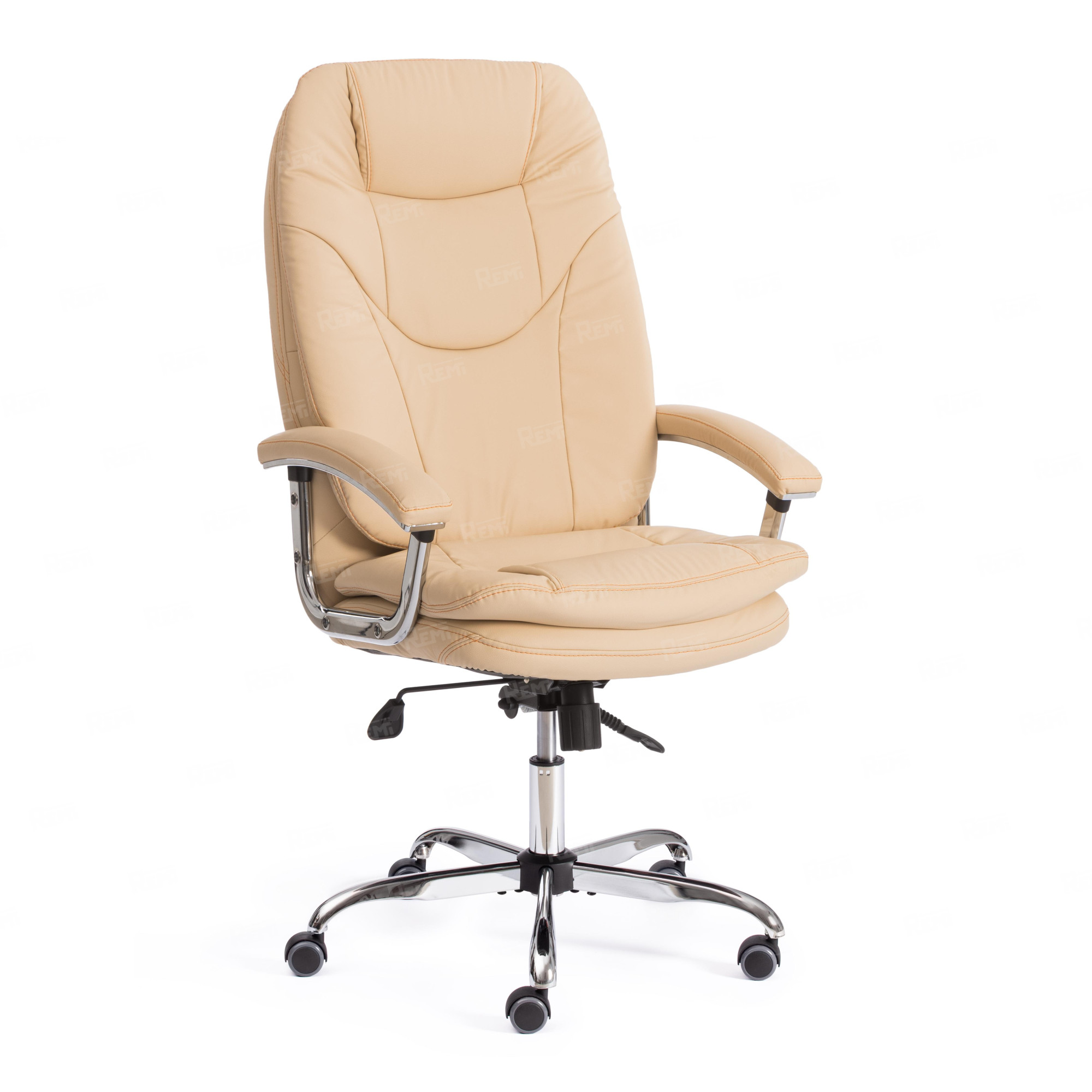 Кресло SOFTY LUX  Бежевый/Бежевый, Экокожа (арт. 12901)