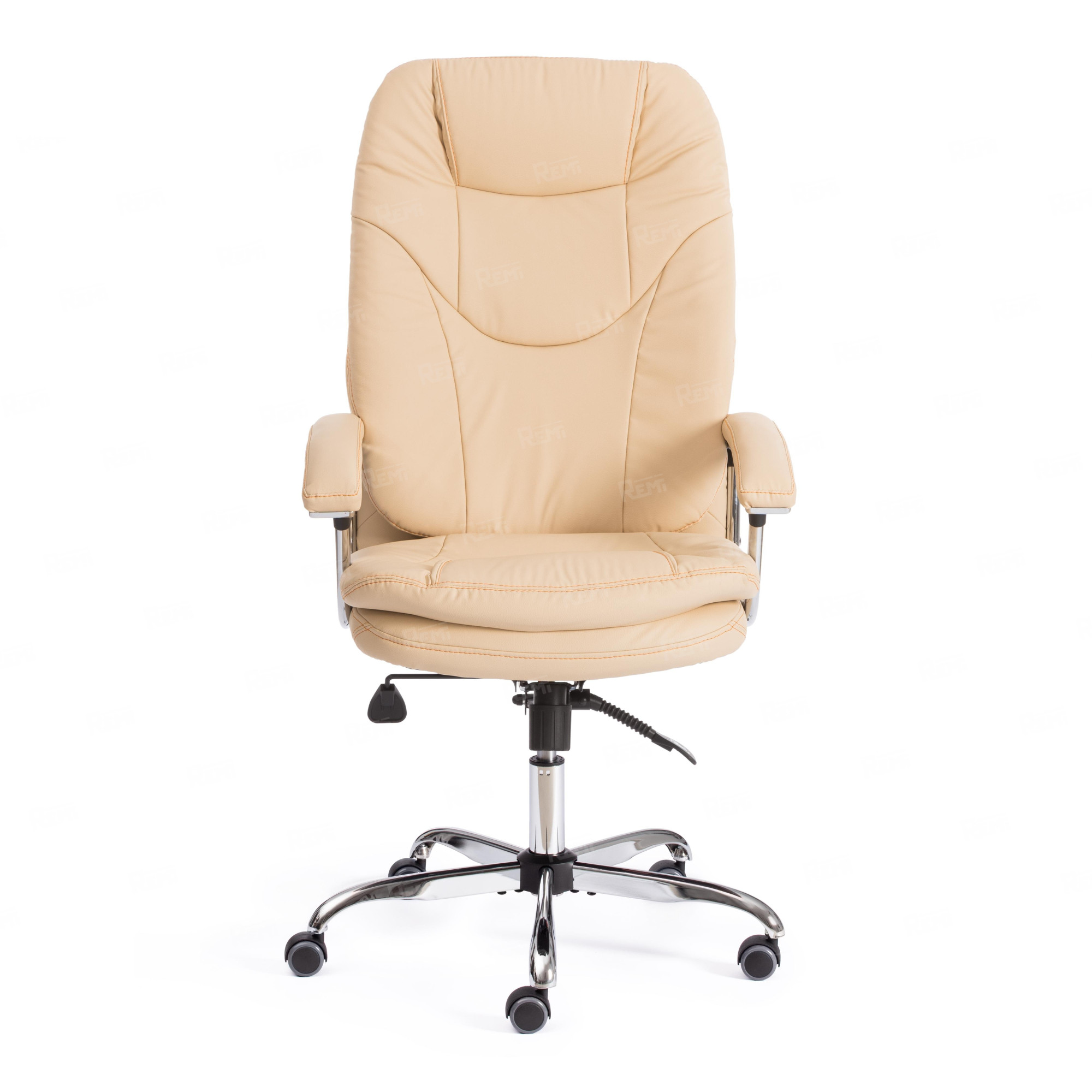 Кресло SOFTY LUX  Бежевый/Бежевый, Экокожа (арт. 12901)