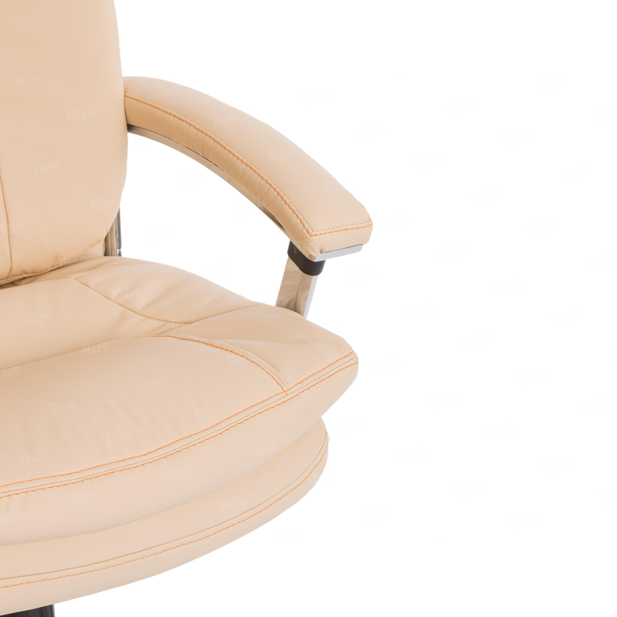 Кресло SOFTY LUX  Бежевый/Бежевый, Экокожа (арт. 12901)
