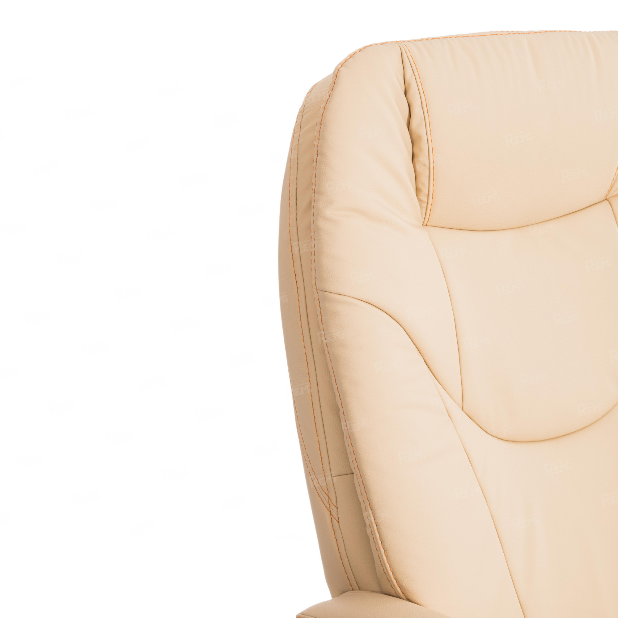 Кресло SOFTY LUX  Бежевый/Бежевый, Экокожа (арт. 12901)