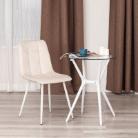 21420 Стул CHILLY (mod. 7094-1) Бежевый/Бежевый, Вельвет