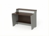 BRL RB082-140х75 Модуль прямой, низкий 1400х748х960 Венге/Серый вулканический