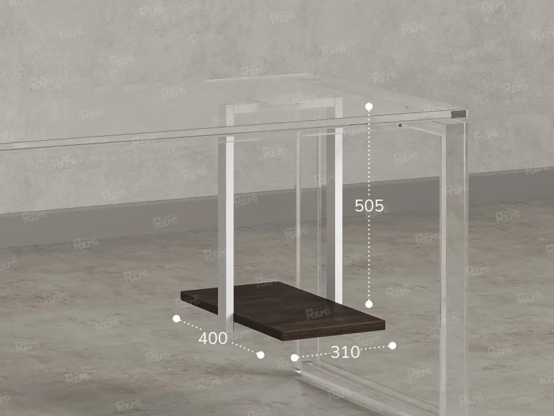 Подставка под системный блок 310x400x505 RM210-31x40 Дуб Апрельский Дуб Апрельский Шоколадный/Белый