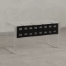 Нижний подвесной экран из металла 1400x5x300 RM203-140x30 Черный