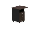 BRL RB092-45х58L Тумба приставная левая 650х580х740 Венге/Черный