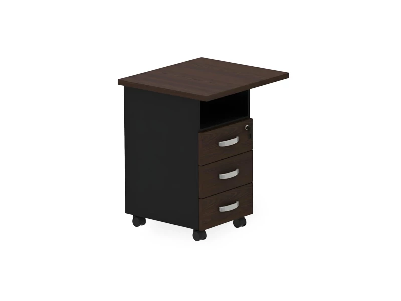BRL RB092-45х58L Тумба приставная левая 650х580х740 Венге/Черный
