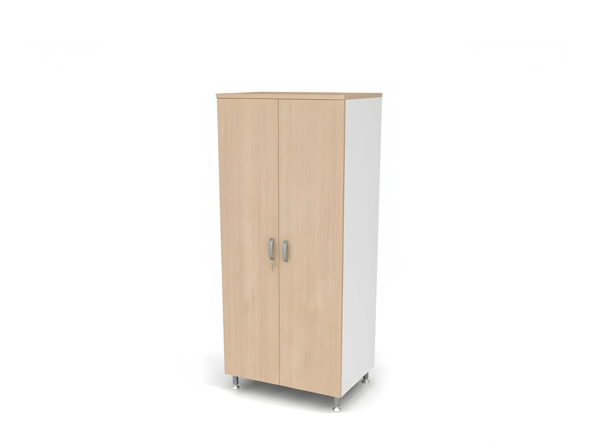 BRL RB063-90х61 Гардероб глубокий 900х610х2080 Акация/Белый