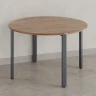 Круглый стол на П-образных опорах 1400x1400x750 RM186-14x14 Дуб Юстус/Серый