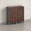 Низкий шкаф-купе, 3 полки 1200x420x1200 RM128-120x42 Дуб Апрельский шоколад/Серый