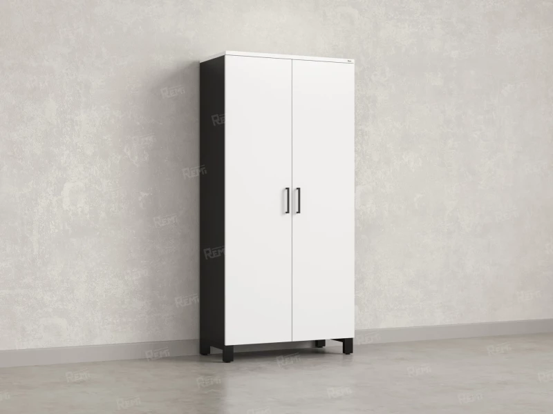 Шкаф распашной, 5 уровней 900x420x1900 RM152-90x41 Белый/Черный