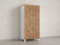 Гардероб, штанга, 1 полка 900x600x1900 RM158-90x60 Дуб Юстус/Белый