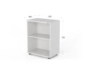 Тумба к столу RLG017 60x38x75 Белый, Серия ЛАЙТ | LIGHT
