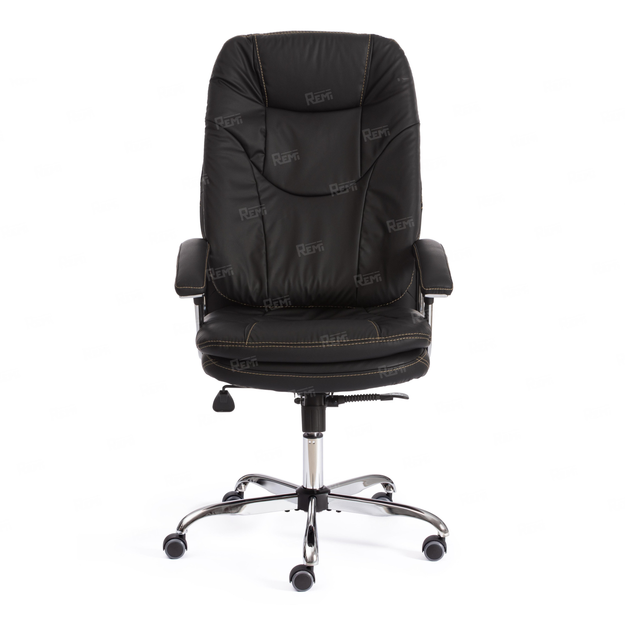 Кресло SOFTY LUX  Черный/Черный, Экокожа (арт. 12902)