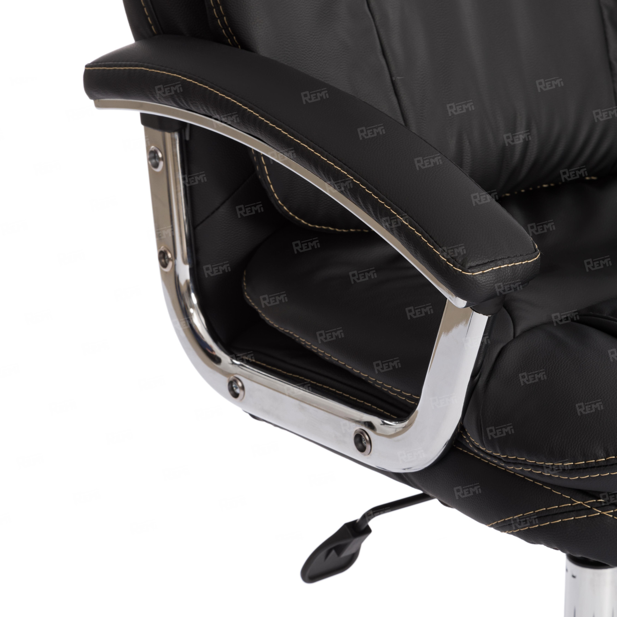 Кресло SOFTY LUX  Черный/Черный, Экокожа (арт. 12902)