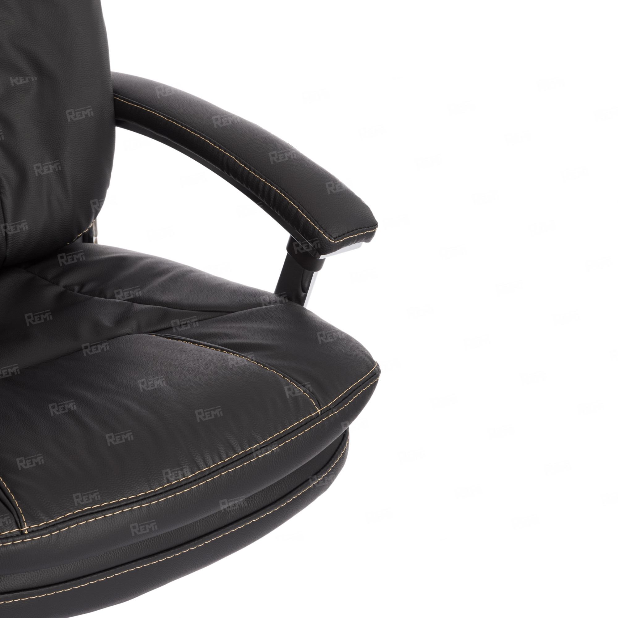 Кресло SOFTY LUX  Черный/Черный, Экокожа (арт. 12902)