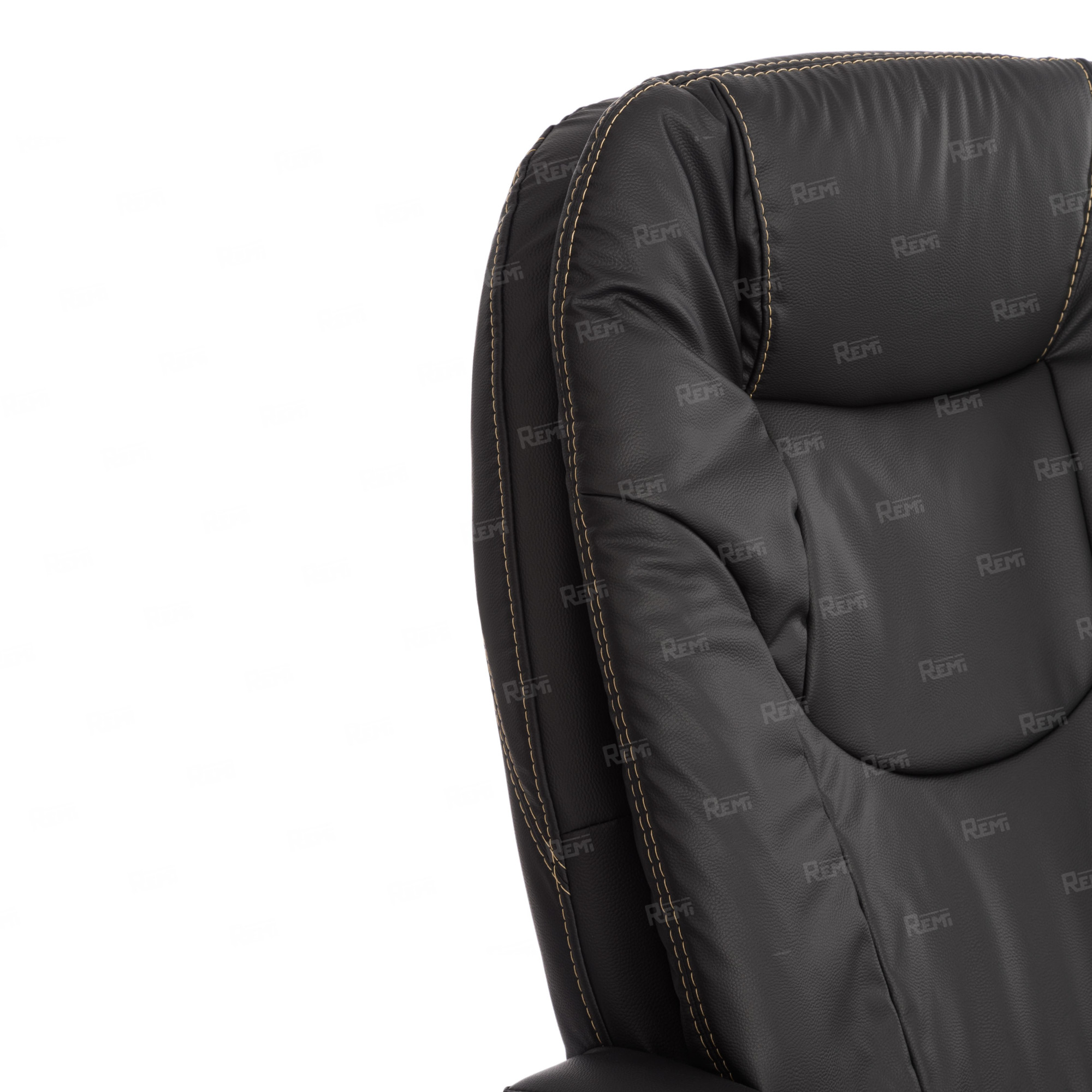 Кресло SOFTY LUX  Черный/Черный, Экокожа (арт. 12902)