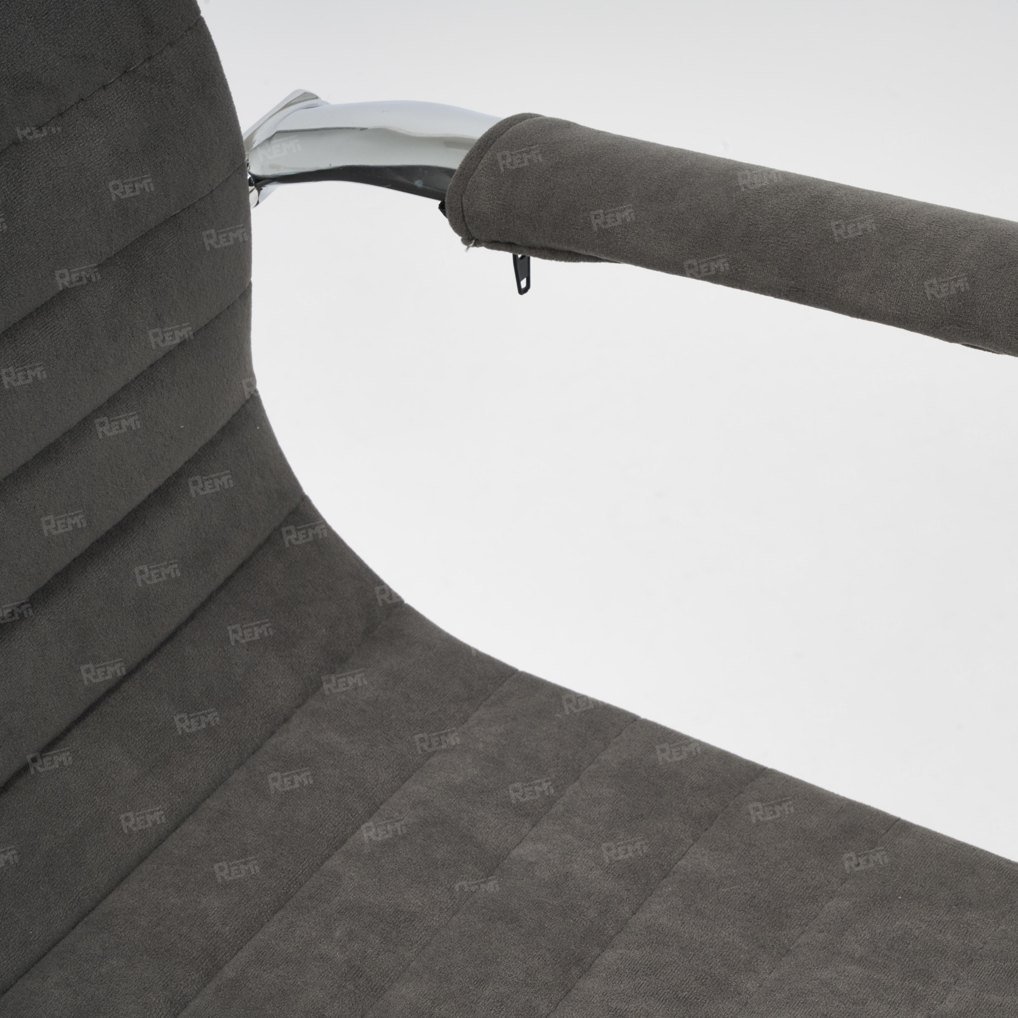 Кресло URBAN-LOW Серый/Серый, Флок (арт. 14445)