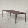 Cтол для переговоров, на П-образном каркасе 2200x1600x750 RM080-220x160 Дуб Апрельский шоколад/Серый