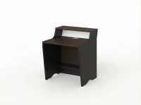 BRL RB082-80х80 Модуль прямой, низкий 800х748х960 Венге/Черный