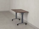 Стол складной, мобильный 1400x600x750 RM011-14x6 Дуб Апрельский шоколад/Серый