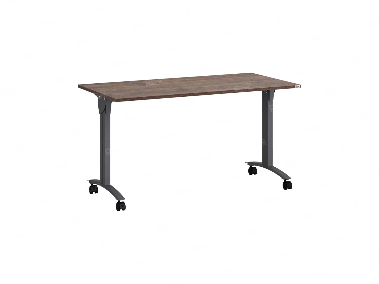 Стол складной, мобильный 1400x600x750 RM011-14x6 Дуб Апрельский шоколад/Серый