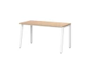 Стол прямой на Л-образных опорах 1600x800x750 RM004-16x8 Вяз Швейцарский светлый/Белый