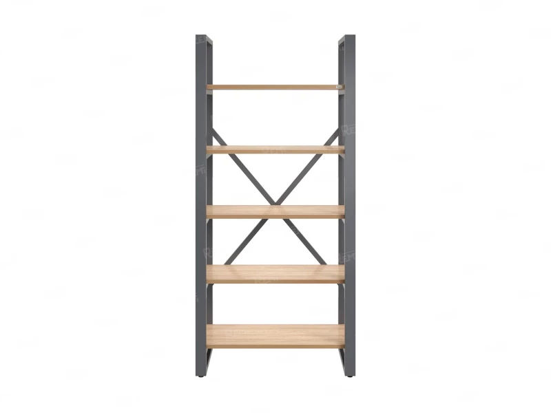 Стеллаж, 5 уровней 900x370x1920 RM130-90x37 Вяз Швейцарский светлый/Серый