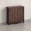 Низкий шкаф-купе, 3 полки 1200x420x1200 RM128-120x42 Дуб Апрельский шоколад/Черный